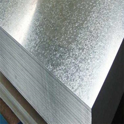 BS 10mm গরম ডুবানো গ্যালভানাইজড স্টিল শিট JIS DC52D Z160 Galv Steel Plate