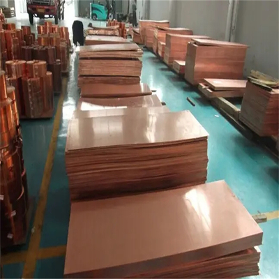 Tp1 তামা প্লেট শীট 0.7mm 0.8mm বেধ লাল Gb/T 5231-2001 99.5%
