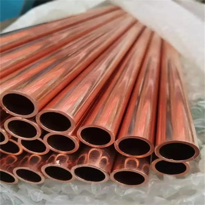 C11000 কপার টিউব পাইপ 89mm Od 3mm বেধ 6 মিটার দৈর্ঘ্য Astm