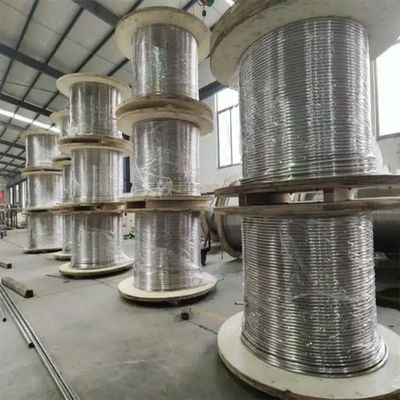 উপাদান উপাদান 1mm-15mm ব্যাসার্ধের স্টেইনলেস স্টীল তারের কয়েল