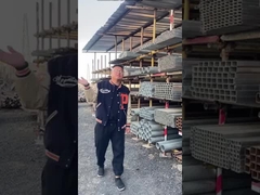 তাকান তাক উপর galvanized ইস্পাত পাইপ